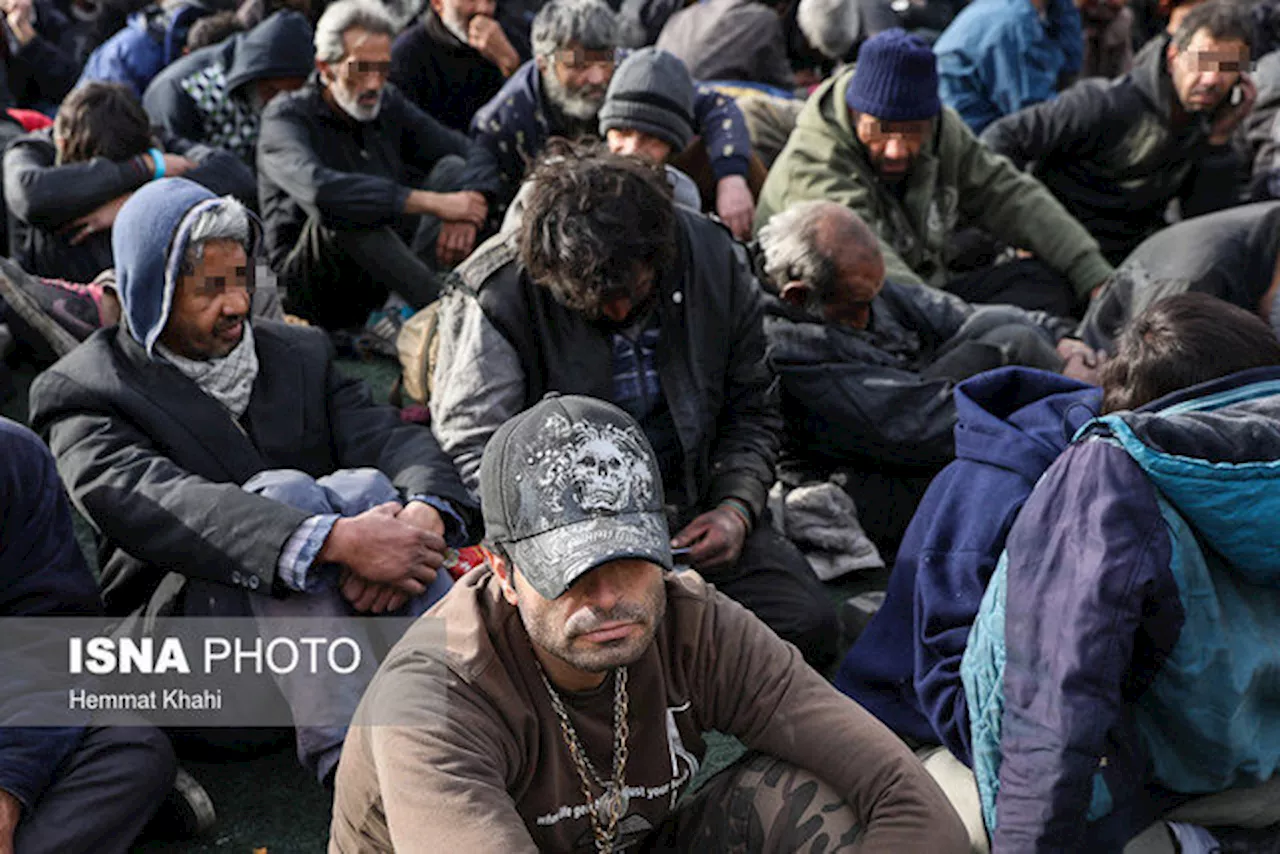 جمع‌آوری ۲۵۰۰ معتادمتجاهر از سطح پارک‌ها و محلات تهران