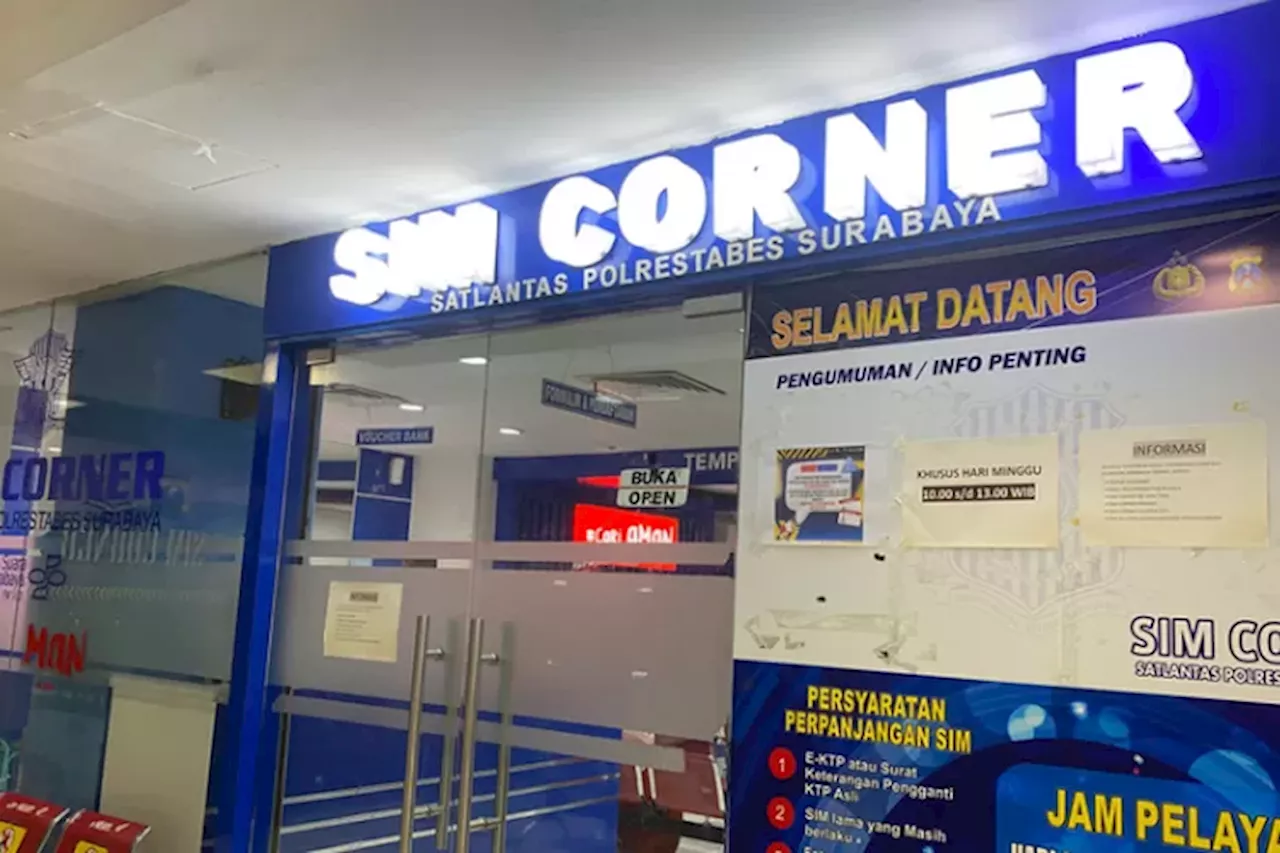 Cara dan Biaya Perpanjang SIM di SIM Corner Tunjungan Plaza Surabaya, Tidak Sampai Satu Jam Sudah Jadi!