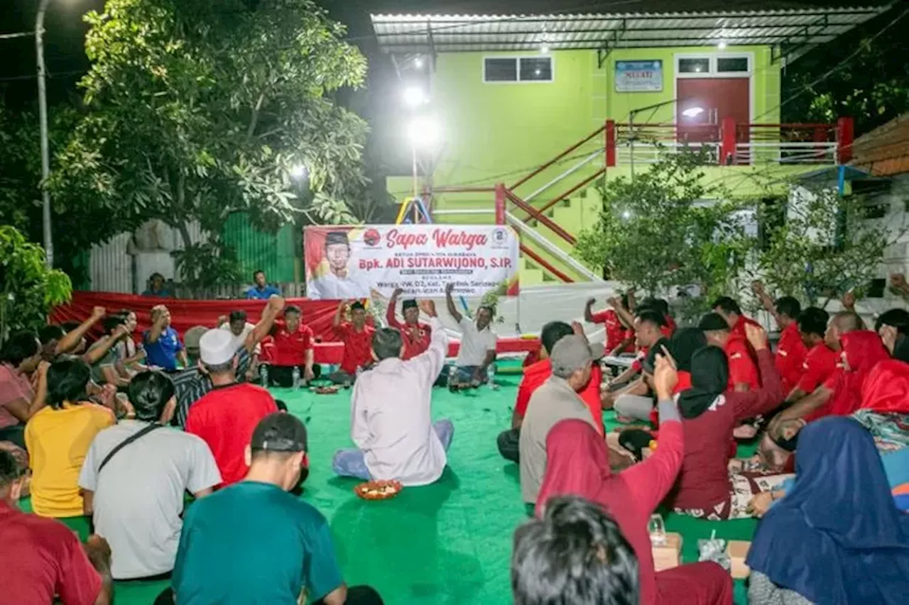 Kenalkan Ganjar-Mahfud ke Warga Kampung, PDIP Surabaya Dicurhati Pendidikan