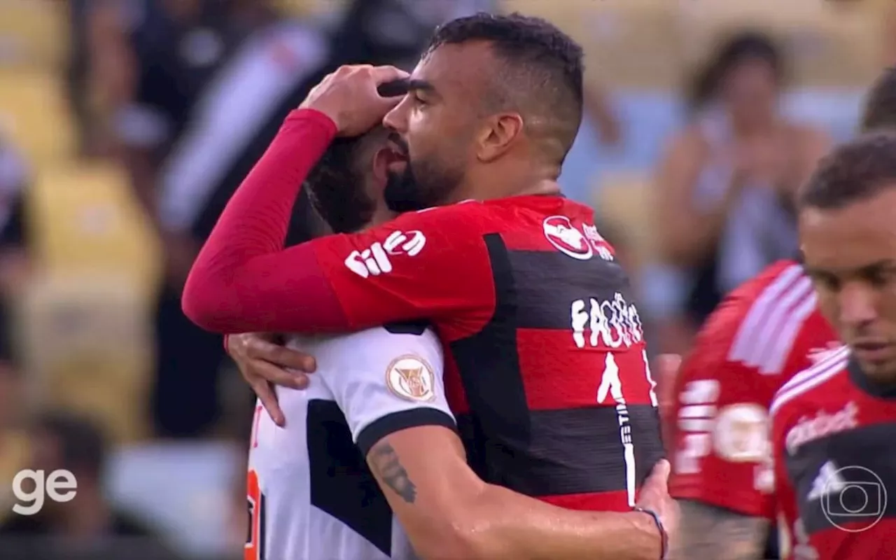 Fabrício Bruno revela encontro com Vegetti após Flamengo x Vasco: 'A gente se abraçou, demos risada'