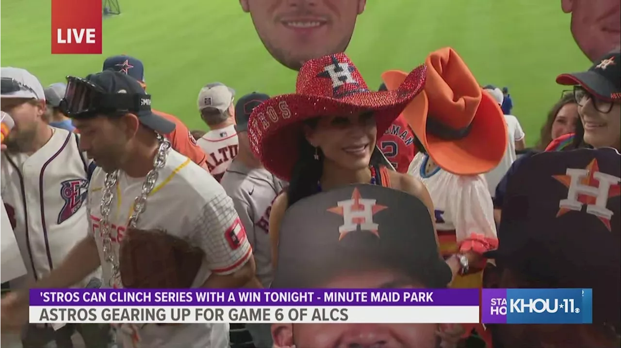 ALCS Game 6 live fan experience from Minute Maid Park