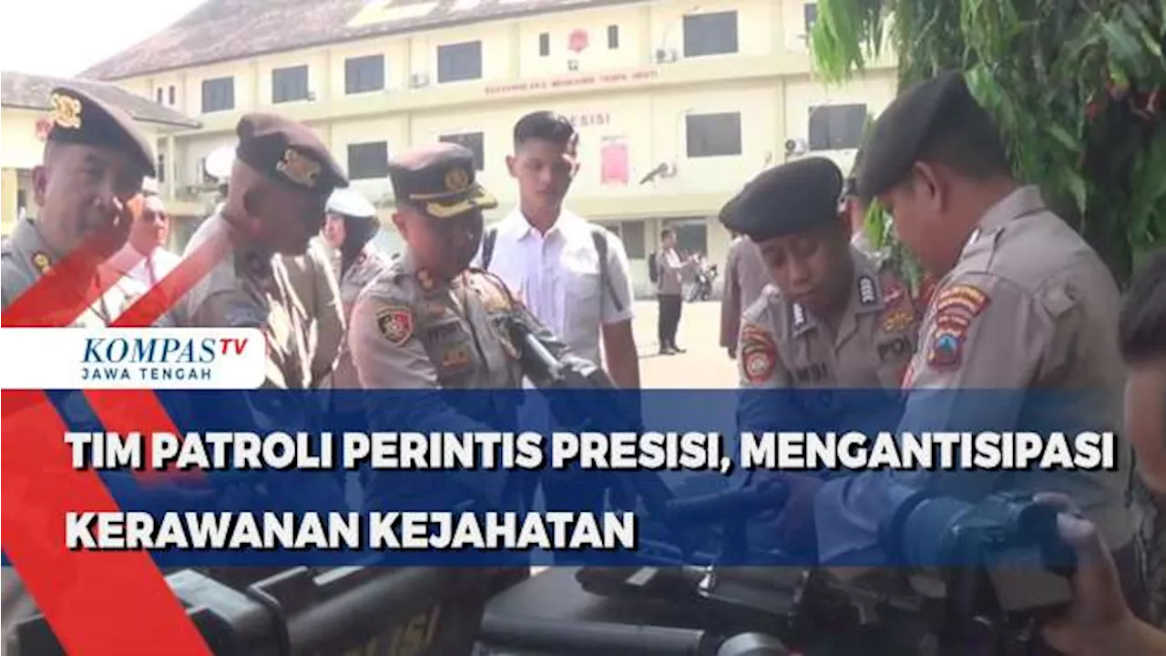 Tim Patroli Perintis Presisi, Mengantisipasi Kerawanan Kejahatan