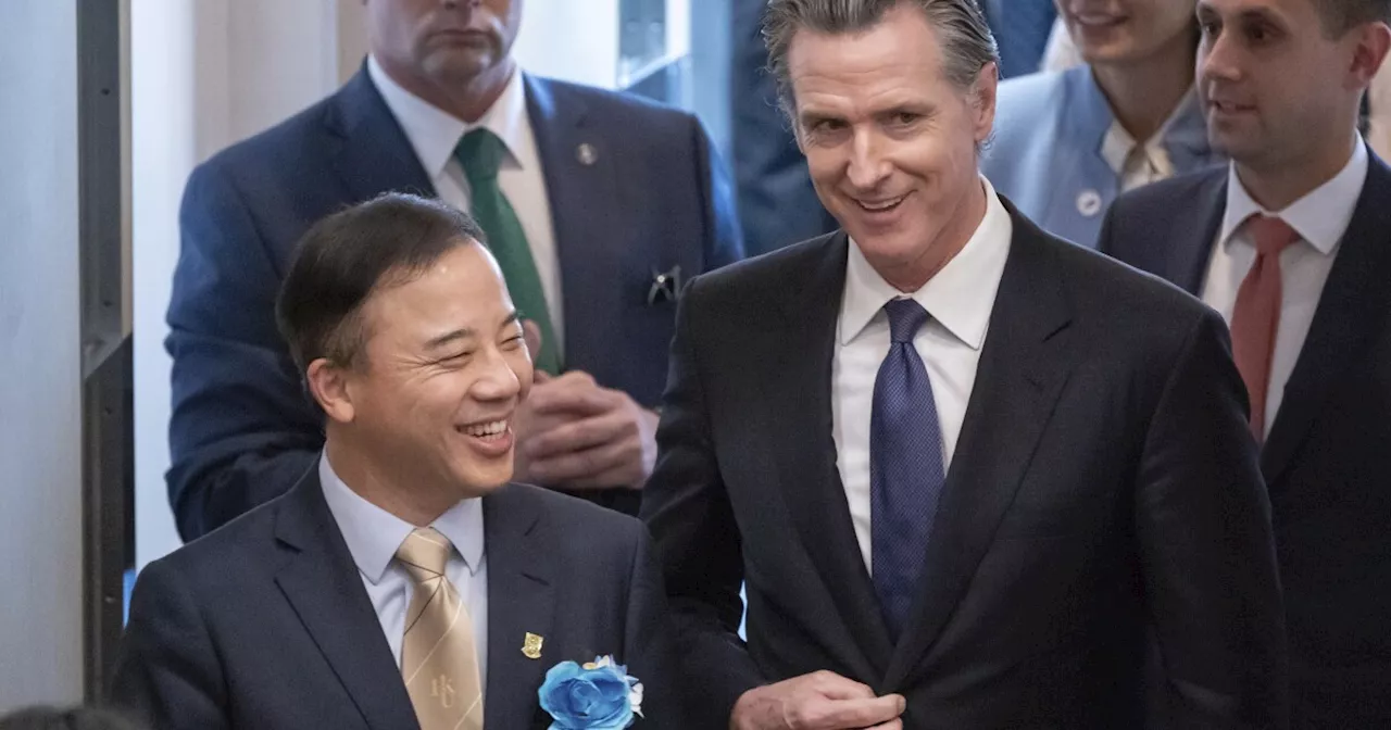 California governor visits China and says his state will always be a partner on climate change