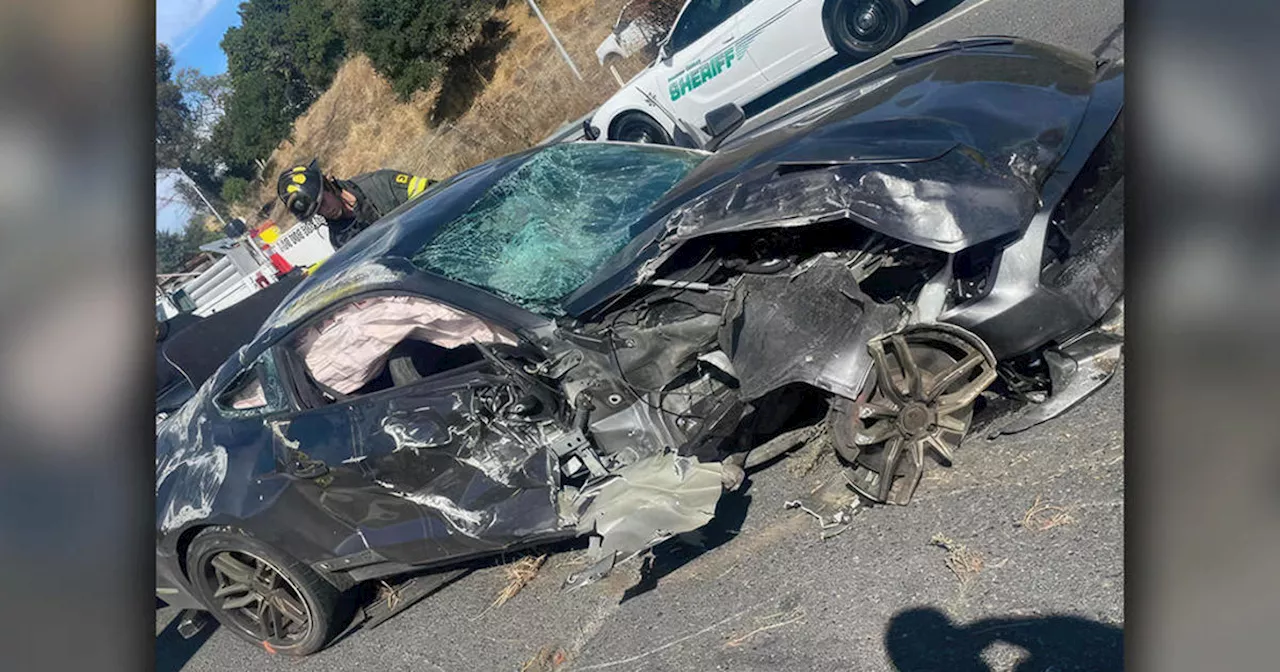 3 injured in Santa Rosa crash after teen driver speeds away from CHP