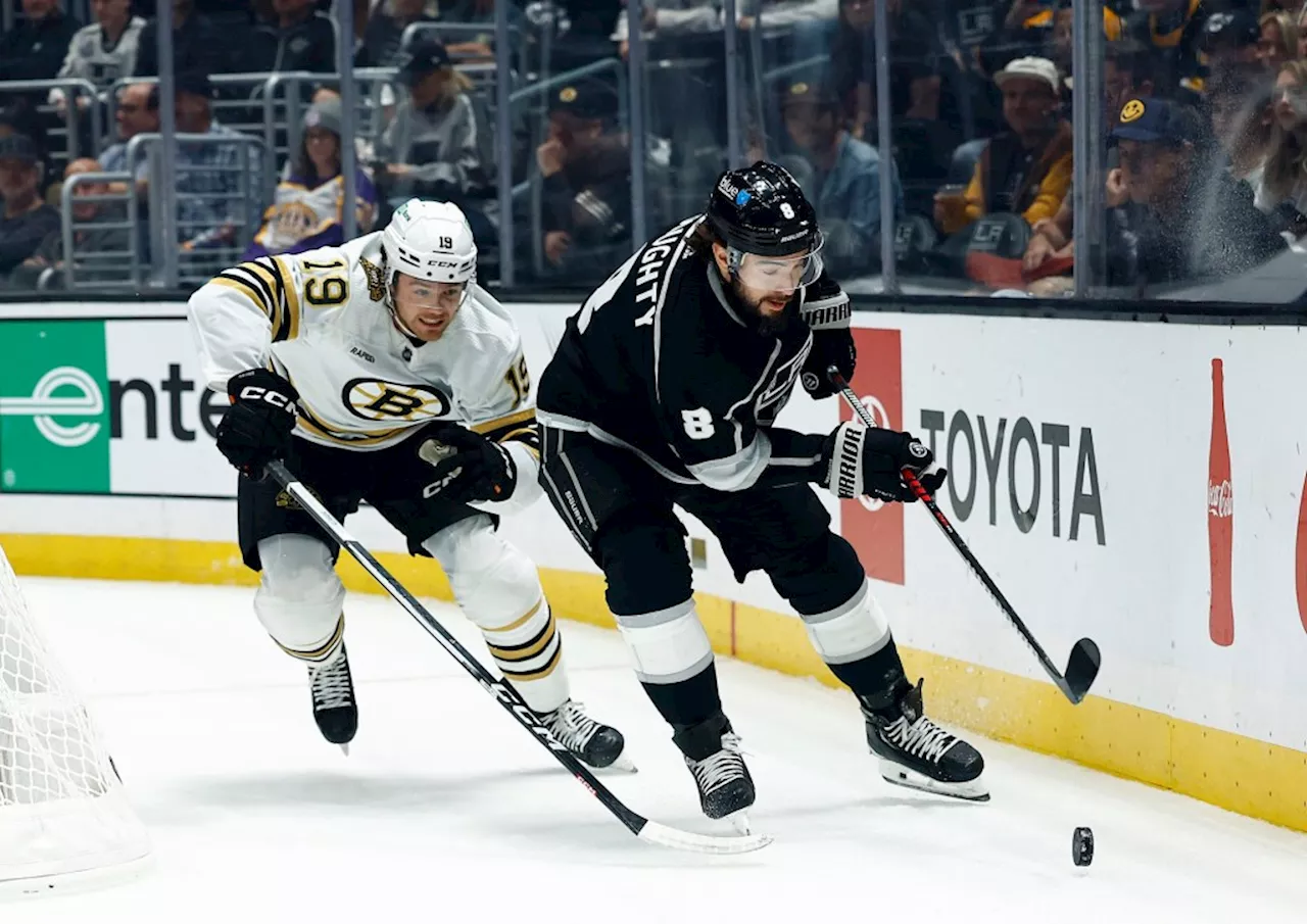 Anze Kopitar, Kings have celebration cut short by Bruins