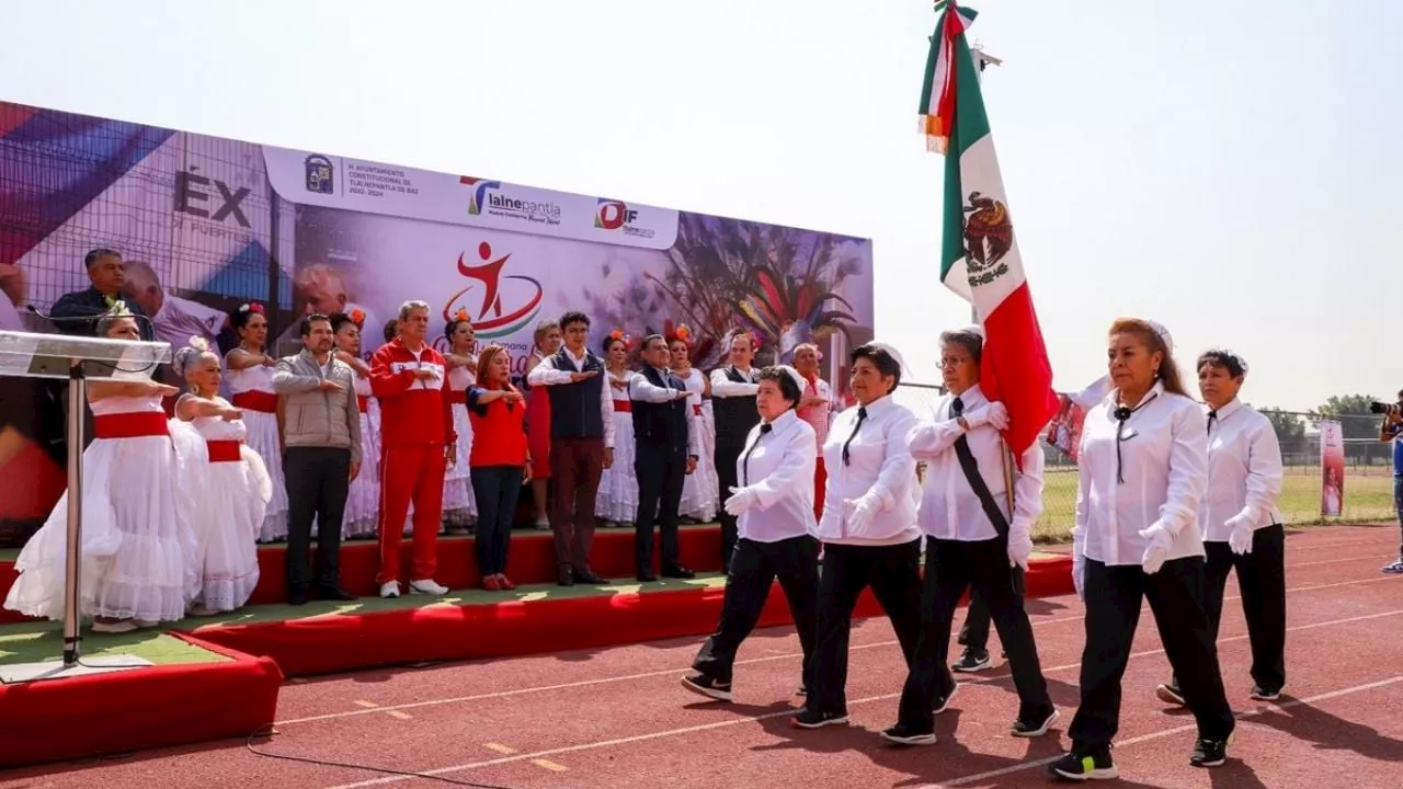 DIF Tlalnepantla inaugura Semana Cultural y Deportiva del Adulto Mayor; asisten 1,300 habitantes