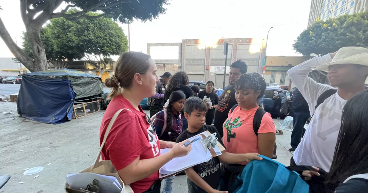 L.A. hotels hire migrants from Skid Row homeless shelter to replace striking workers