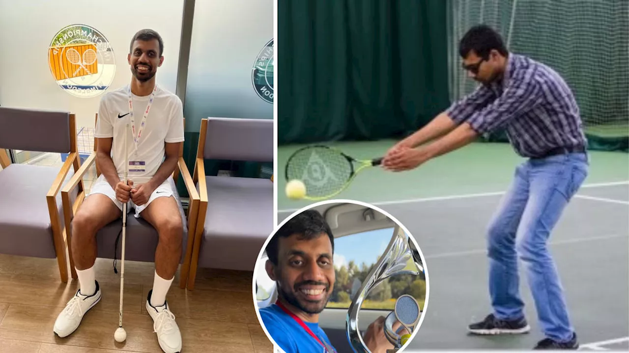 How a banker became a double visually impaired tennis champion in just seven years