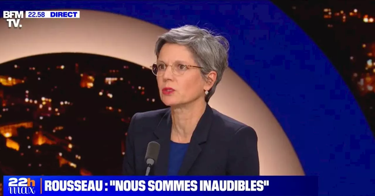 Sandrine Rousseau en «colère» que la gauche ne soit pas «unie» sur le caractère terroriste du Hamas