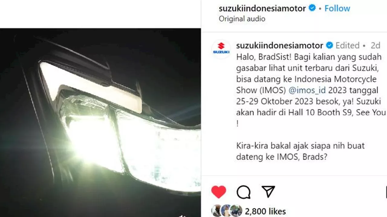 Suzuki Umbar Teaser Motor Baru di IMOS+ 2023, Burgman Street 125 EX?