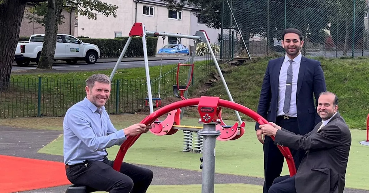 Playground has £100k boost with new zip lines, slides and monkey bars