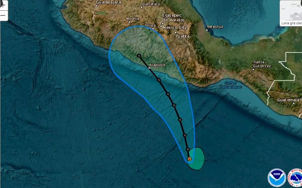 Nace tormenta tropical Otis en el Pacífico mexicano; llegaría a Acapulco el miércoles