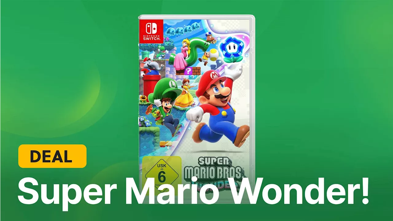 Super Mario Bros. Wonder: Das neue 2D-Mario gibt es jetzt wenige Tage nach Release bei Amazon im Angebot!