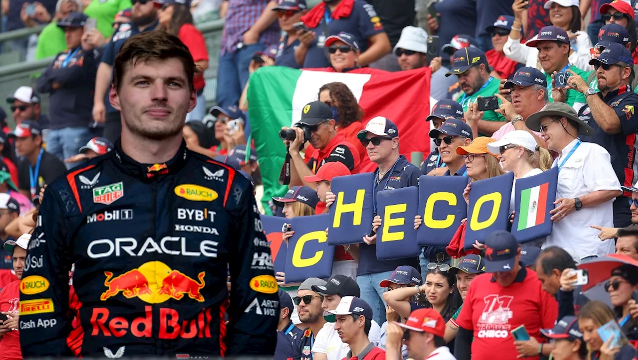 Verstappen calienta el Gran Premio de México y responde a los aficionados de 'Checo' Pérez