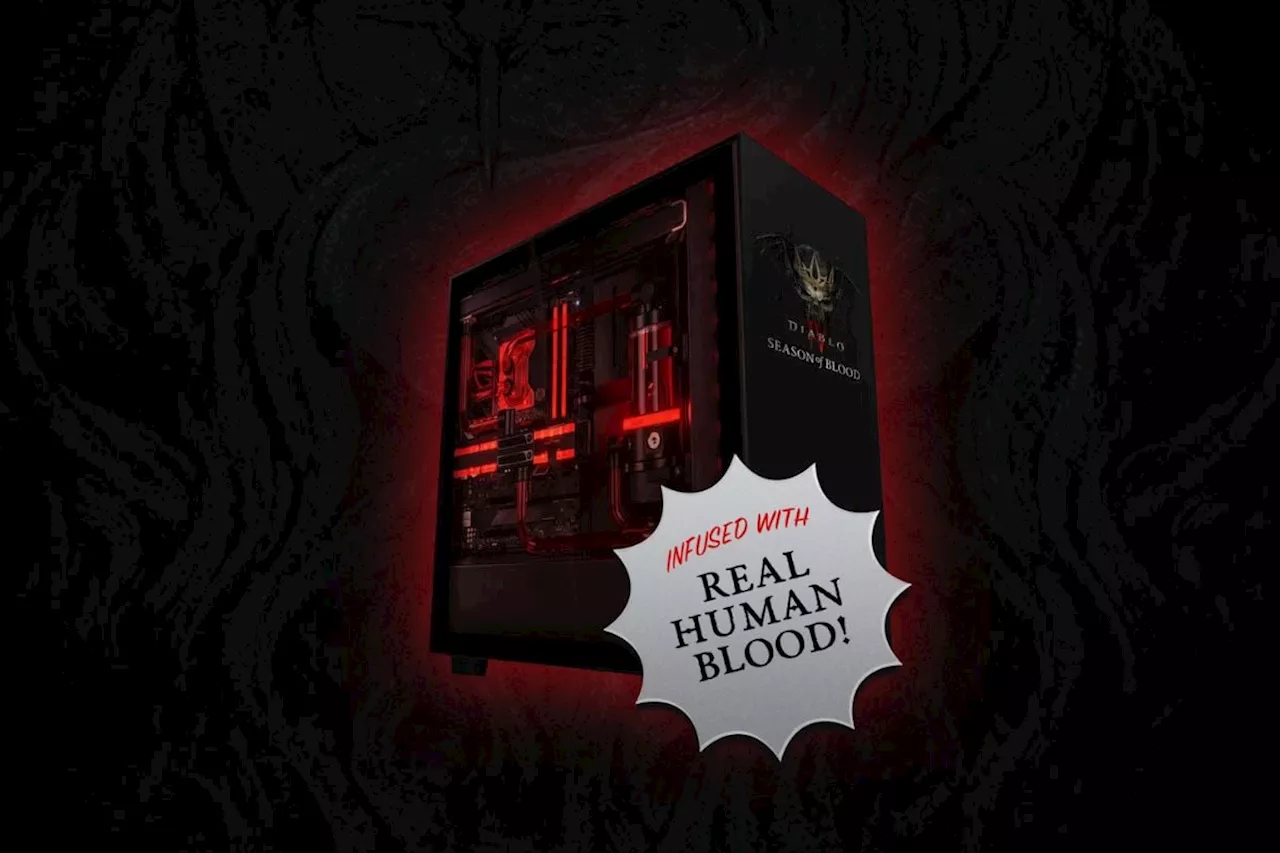 Blizzard raffling off human blood-infused Diablo IV gaming PC