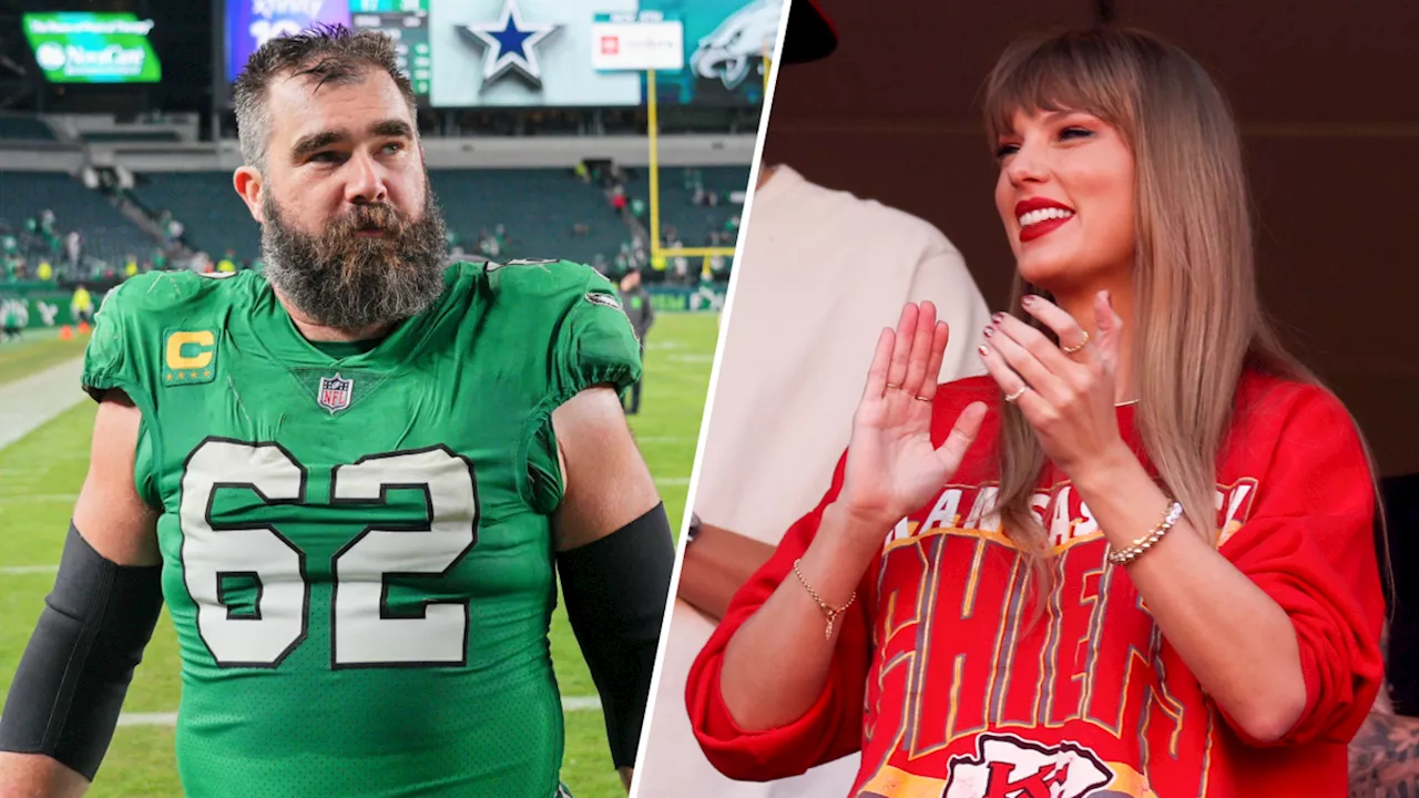 Jason Kelce responds to speculation that Taylor Swift could join Eagles' Christmas album