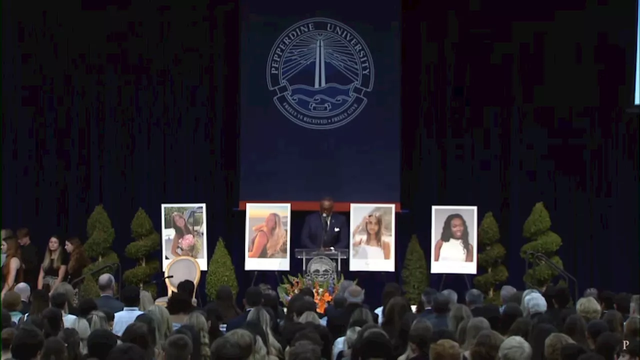 ‘So mature, so selfless': Pepperdine University students honored in memorial following crash