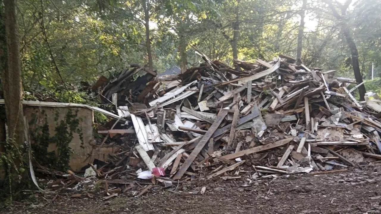 Woman returns from vacation to find Atlanta home demolished