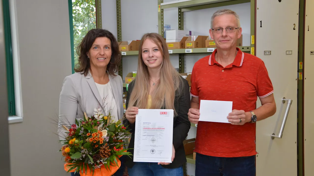 Selina Maister schloss Lehre mit gutem Erfolg ab