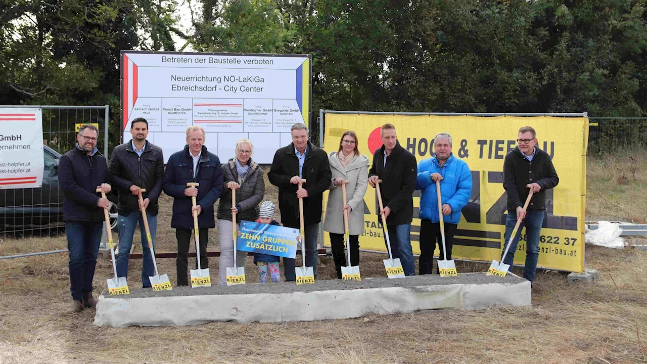 Spatenstich für neuen Ebreichsdorfer Kindergarten