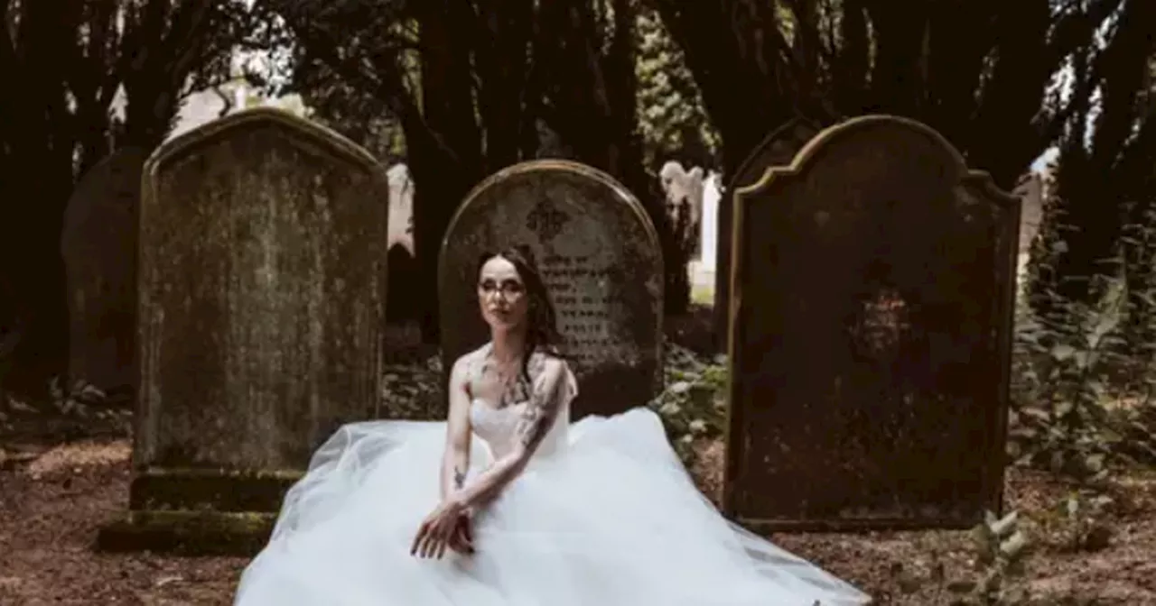 Psychic bride marries 'Dracula' groom in graveyard wedding