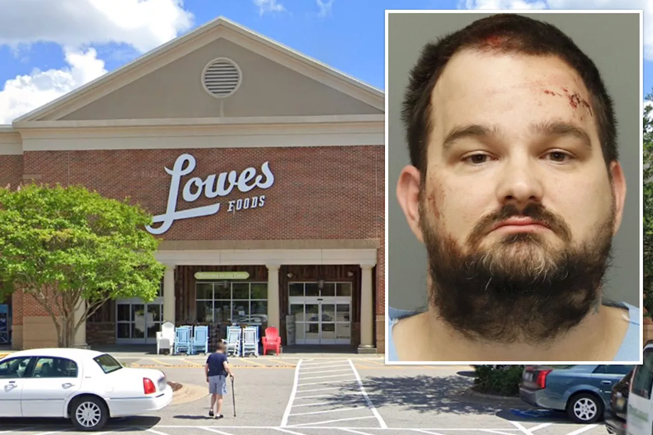 Armed man scares off North Carolina supermarket shooter