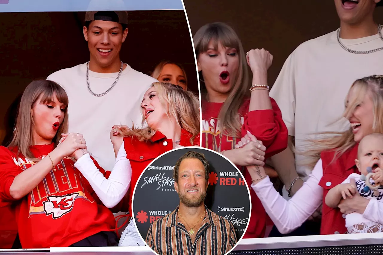 Dave Portnoy speechless after Taylor Swift-Brittany Mahomes handshake