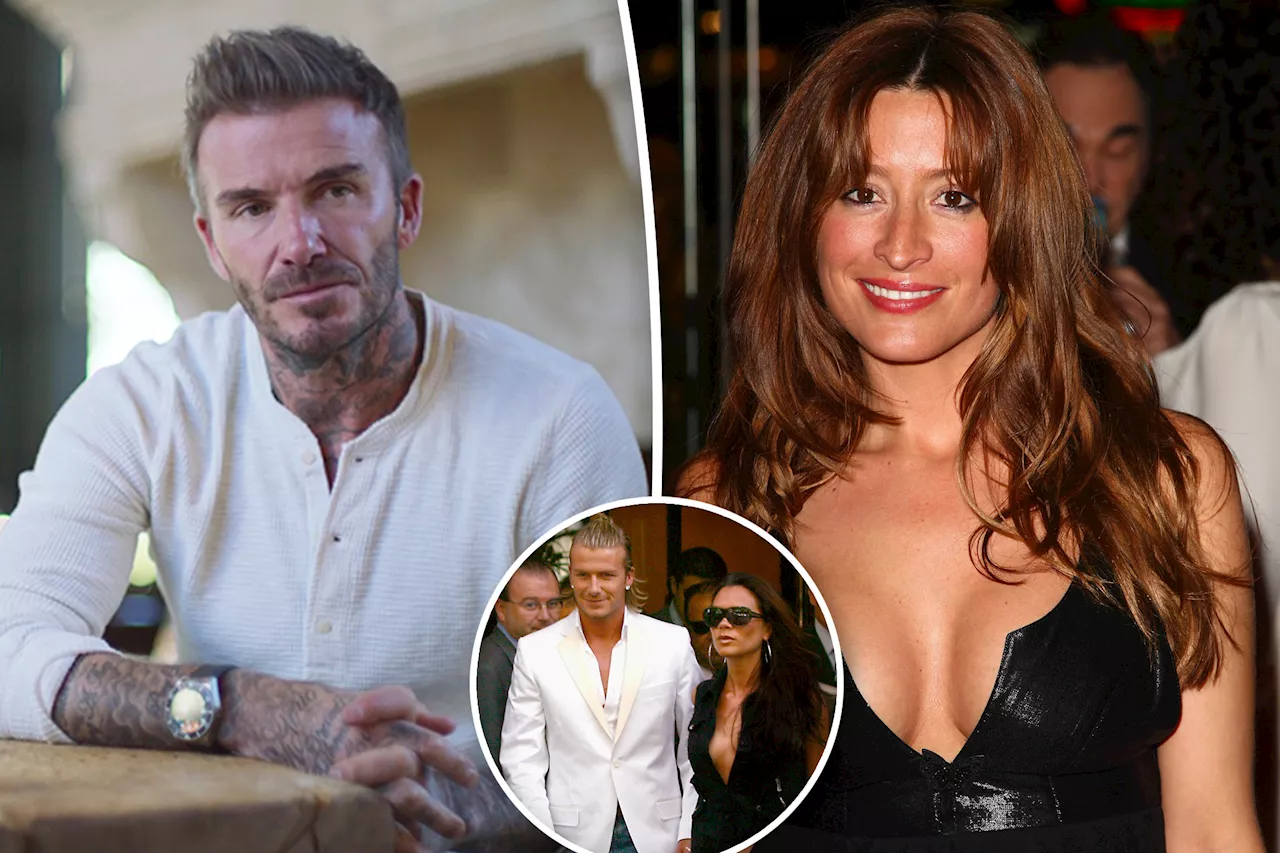 David Beckham's alleged mistress says she's 'staying strong' after calling him a 'victim'