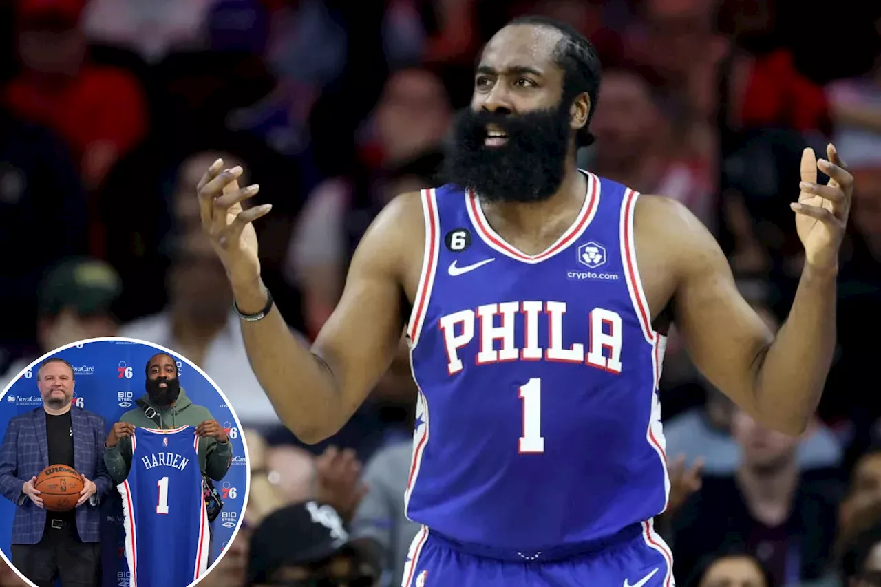 James Harden won't play for Sixers 'for quite some time'