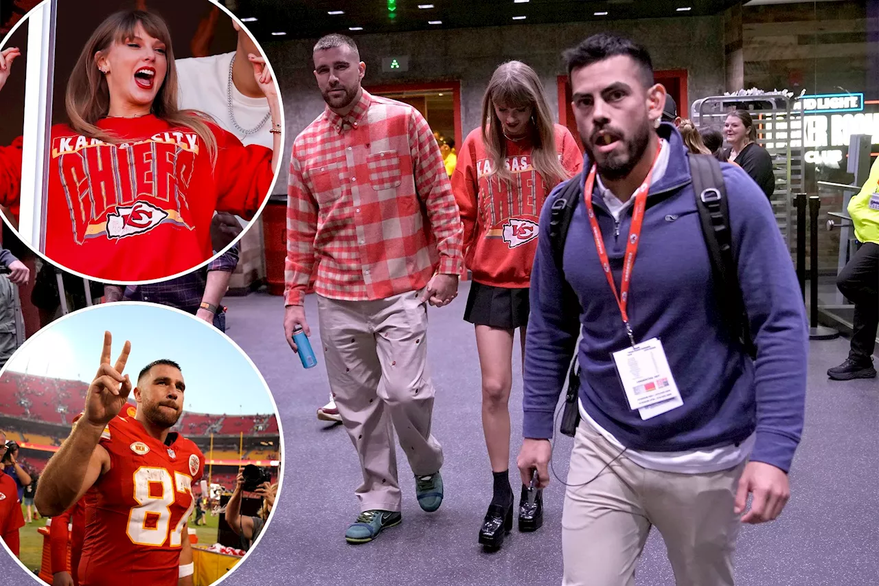 Travis Kelce, Taylor Swift celebrate Chiefs win with mansion party after romantic exit