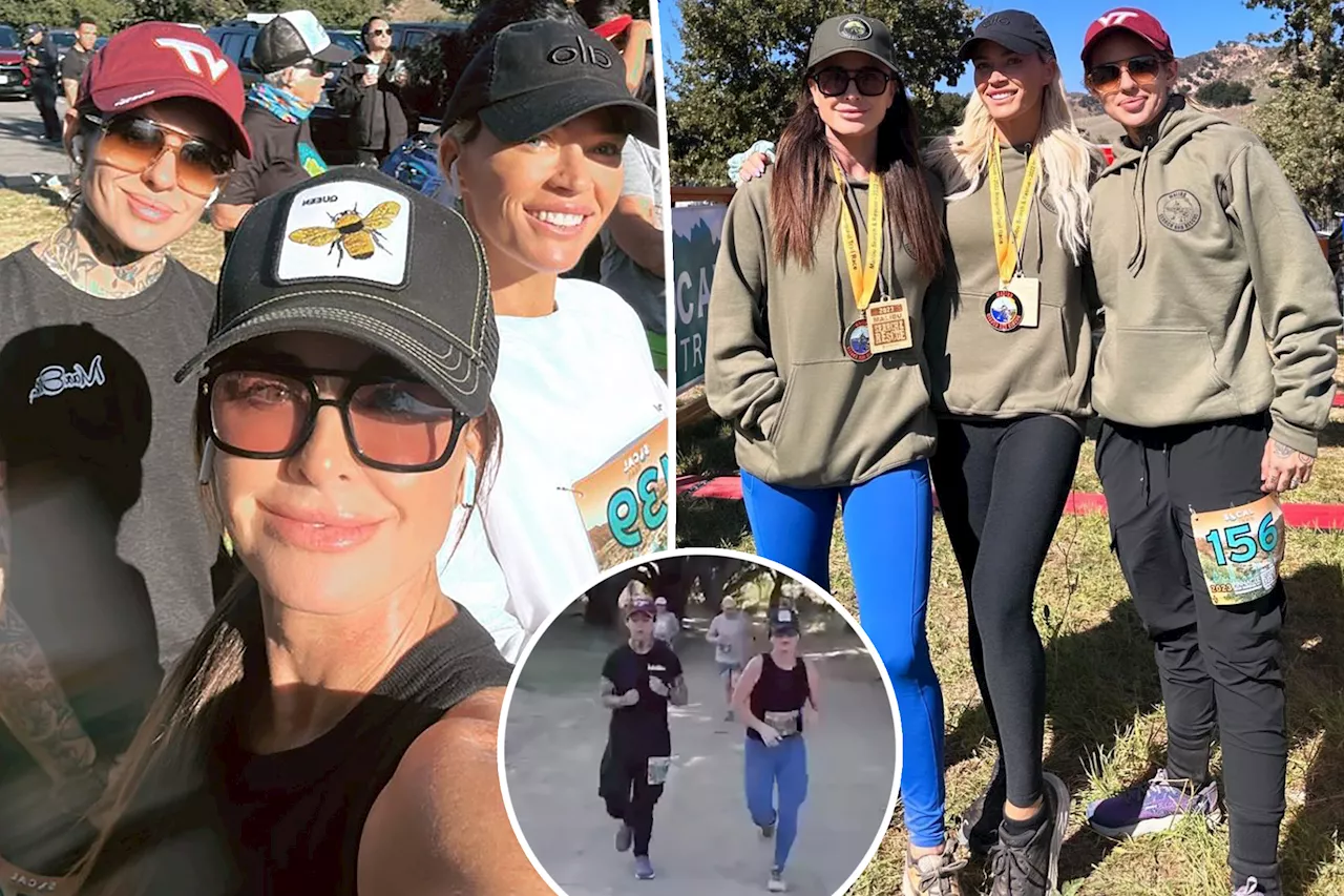 Kyle Richards and Morgan Wade join Teddi Mellencamp for charity 10K run