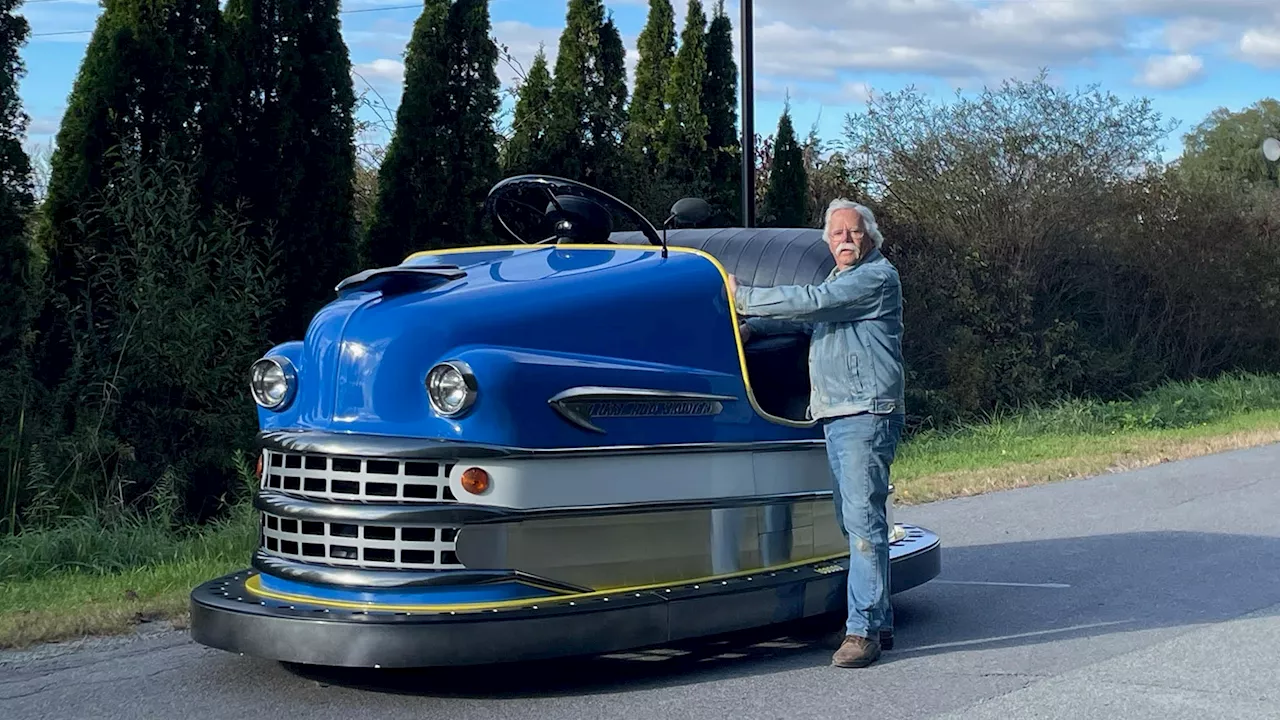 This giant bumper car is street-legal and enormously delightful