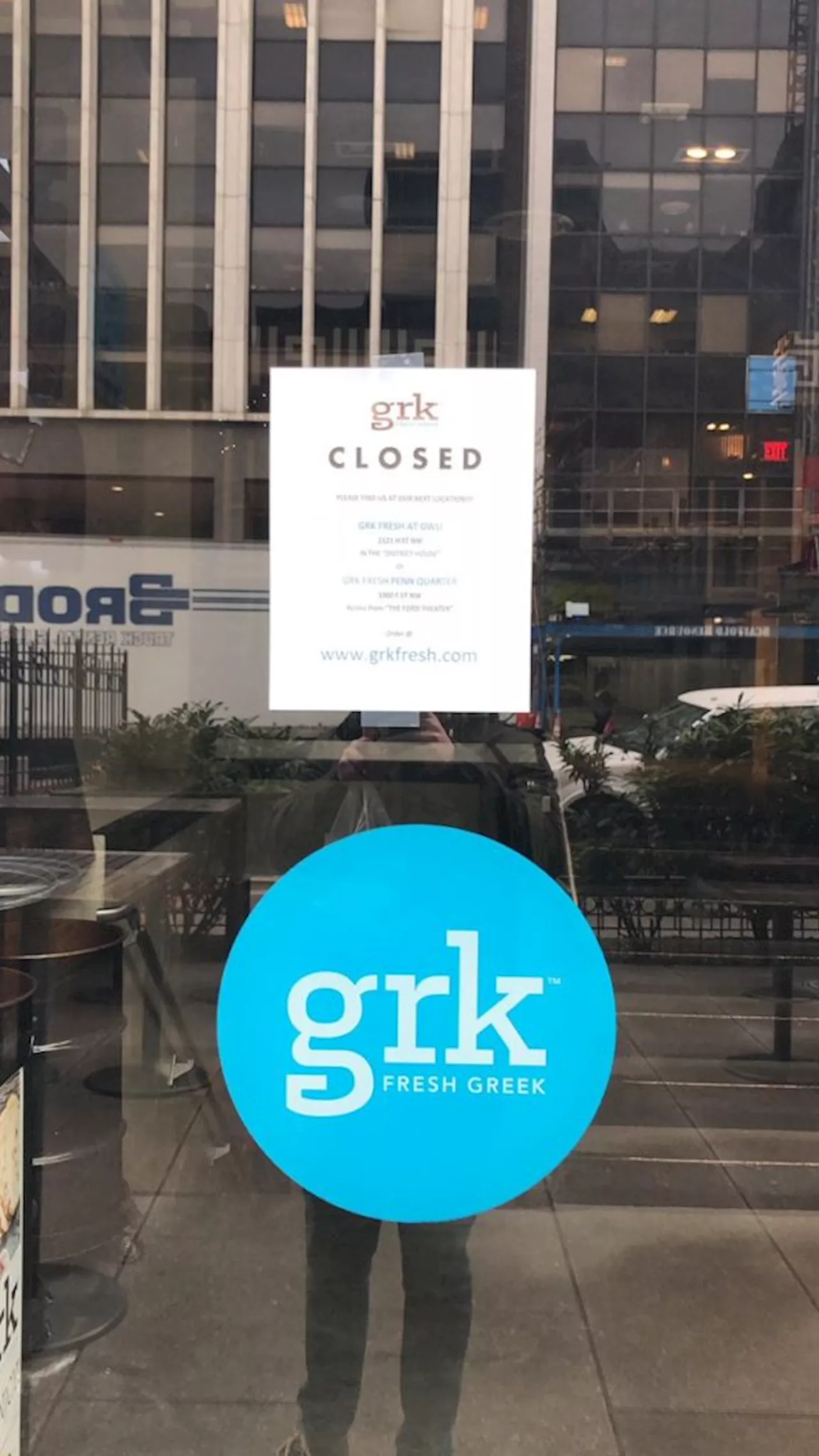 GRK Fresh Greek Closes on 19th Street – Long Live Greek Deli!!