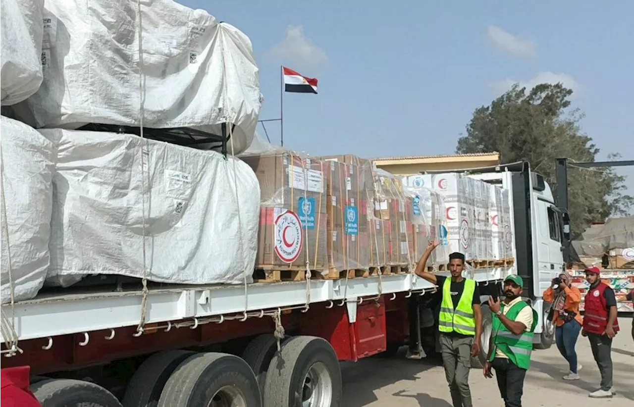 Second aid convoy enters Gaza Strip from Egypt