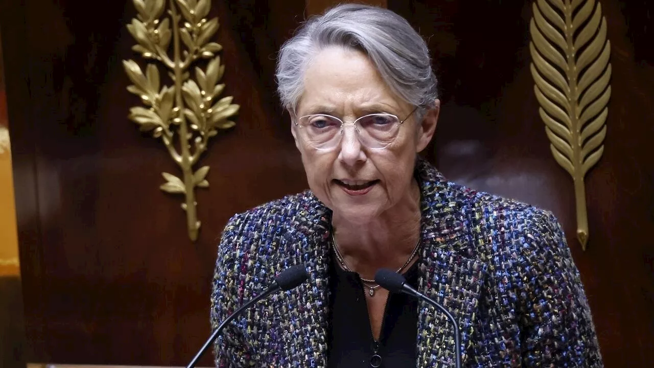 Devant l'Assemblée nationale, Elisabeth Borne appelle à une «trêve humanitaire» en Israël