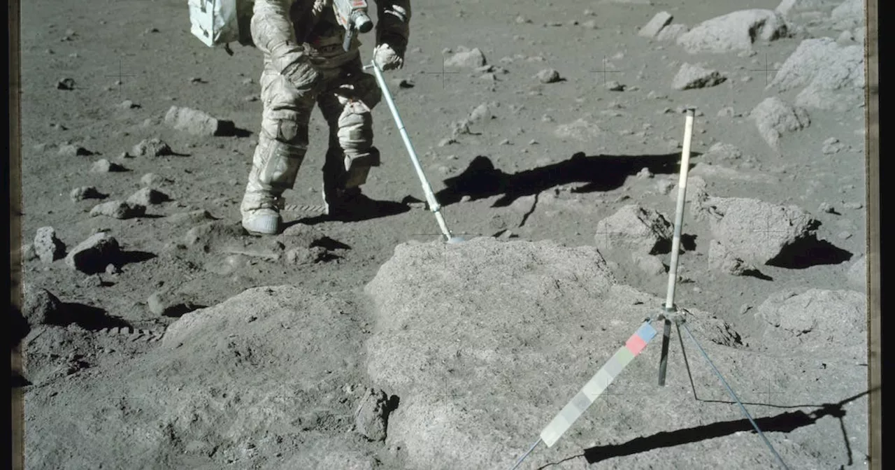 Rock collected by Apollo 17 astronaut in 1972 reveals moon's age