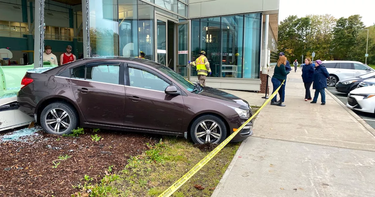 Vehicle crashes through glass front of the Paul Reynolds Community Centre in St. John’s