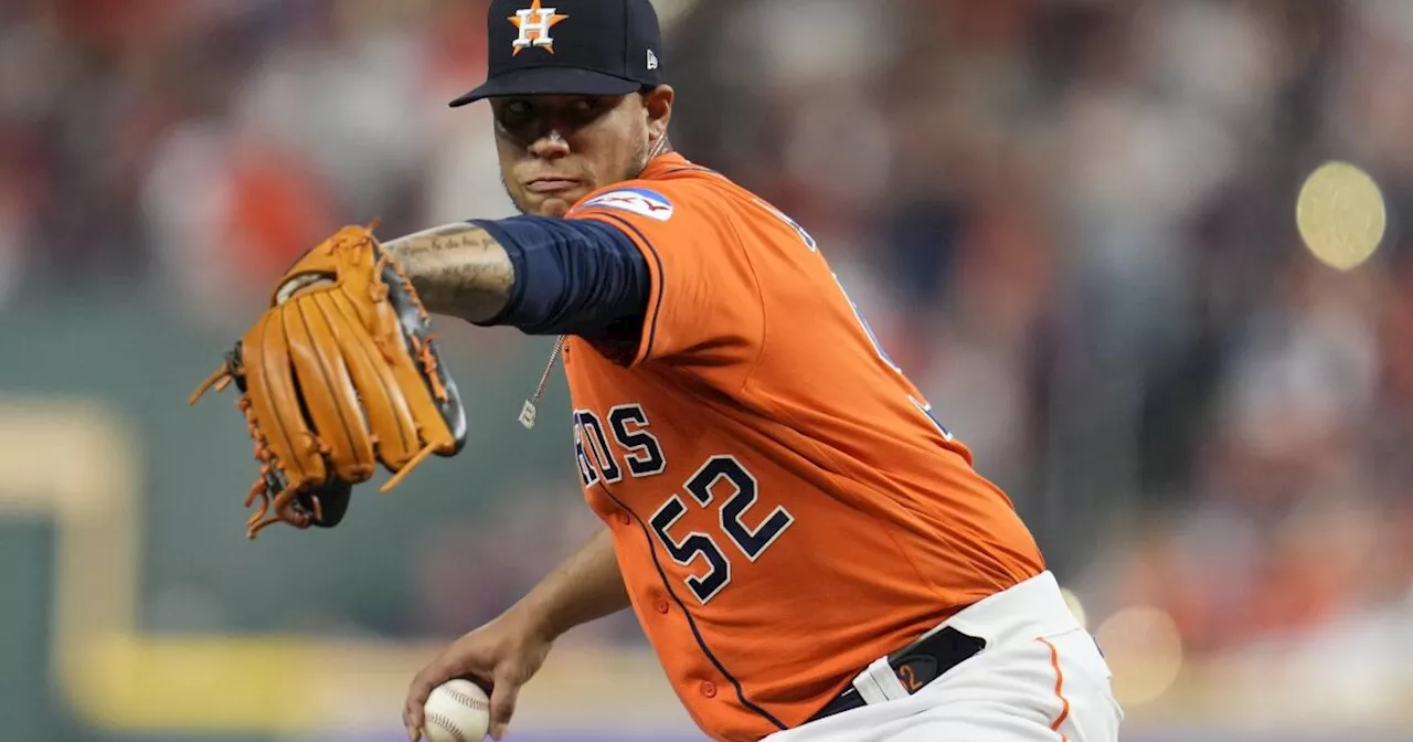 Bryan Abreu podrá lanzar en el juego 7 con Astros; MLB aplaza su suspensión al 2024