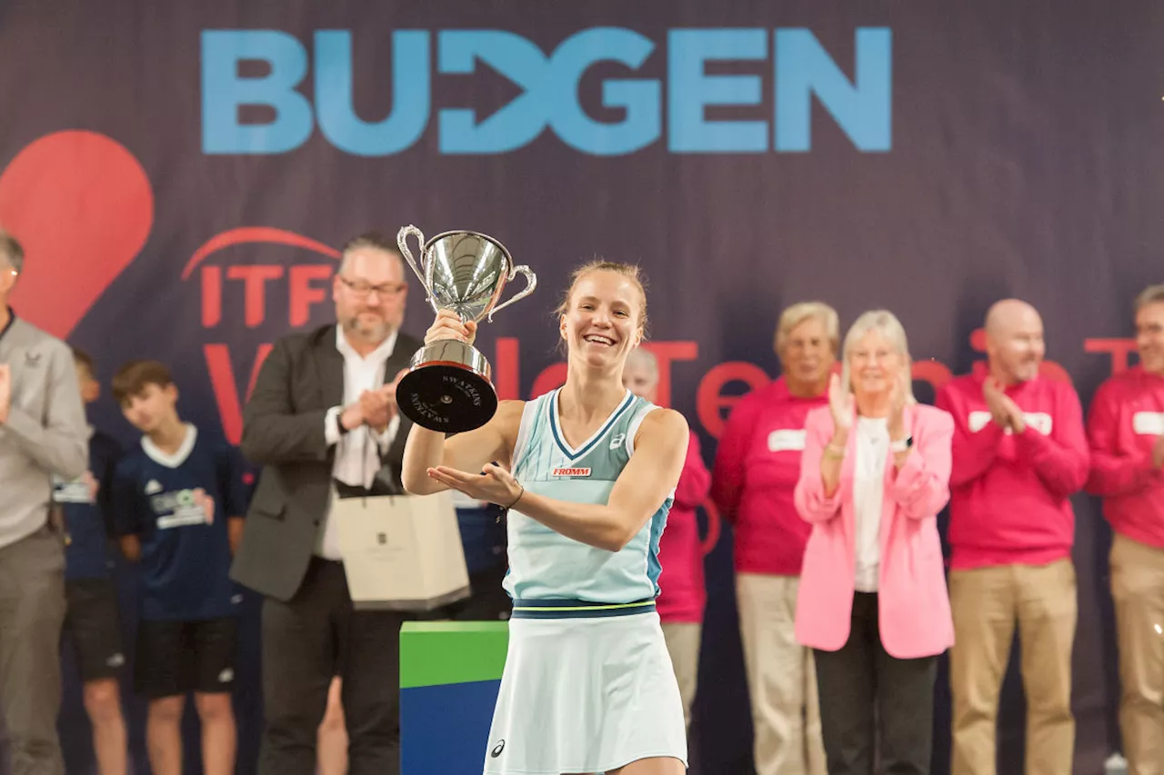 Top seed Viktorija Golubic crowned Budgen W100 Shrewsbury champion