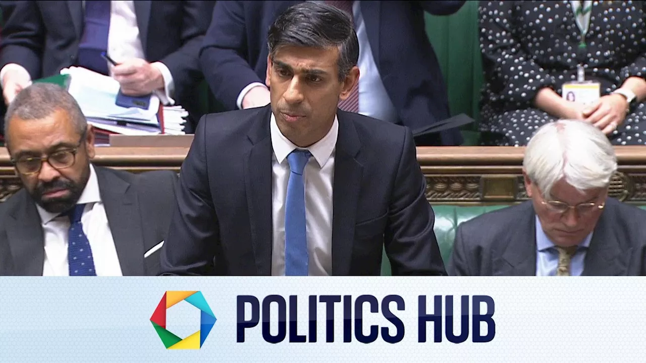 Politics latest: Sunak announces £20m aid for Gaza and says Palestinians 'suffering terribly'