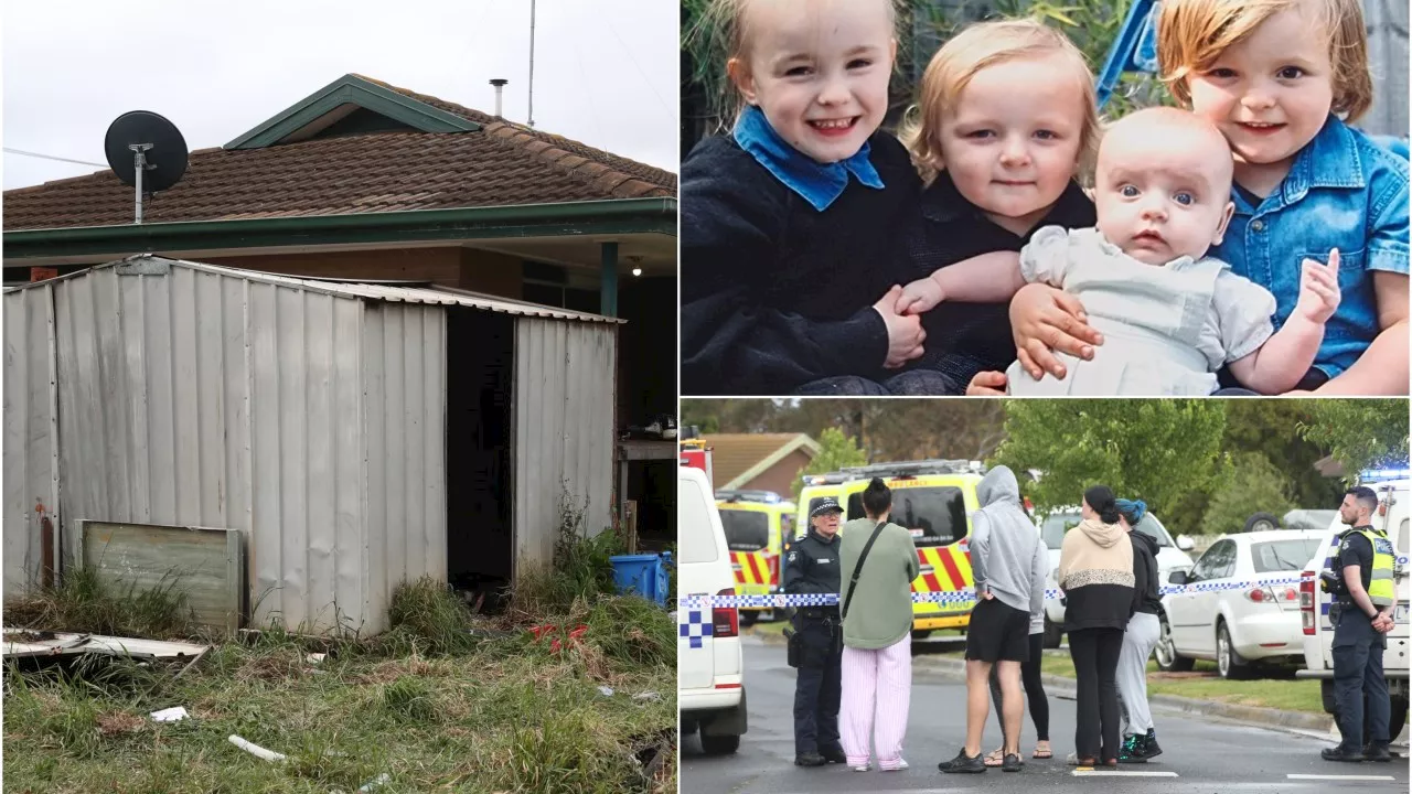 Family’s heartbreak as new details emerge of mum’s final act to save kids from shed fire