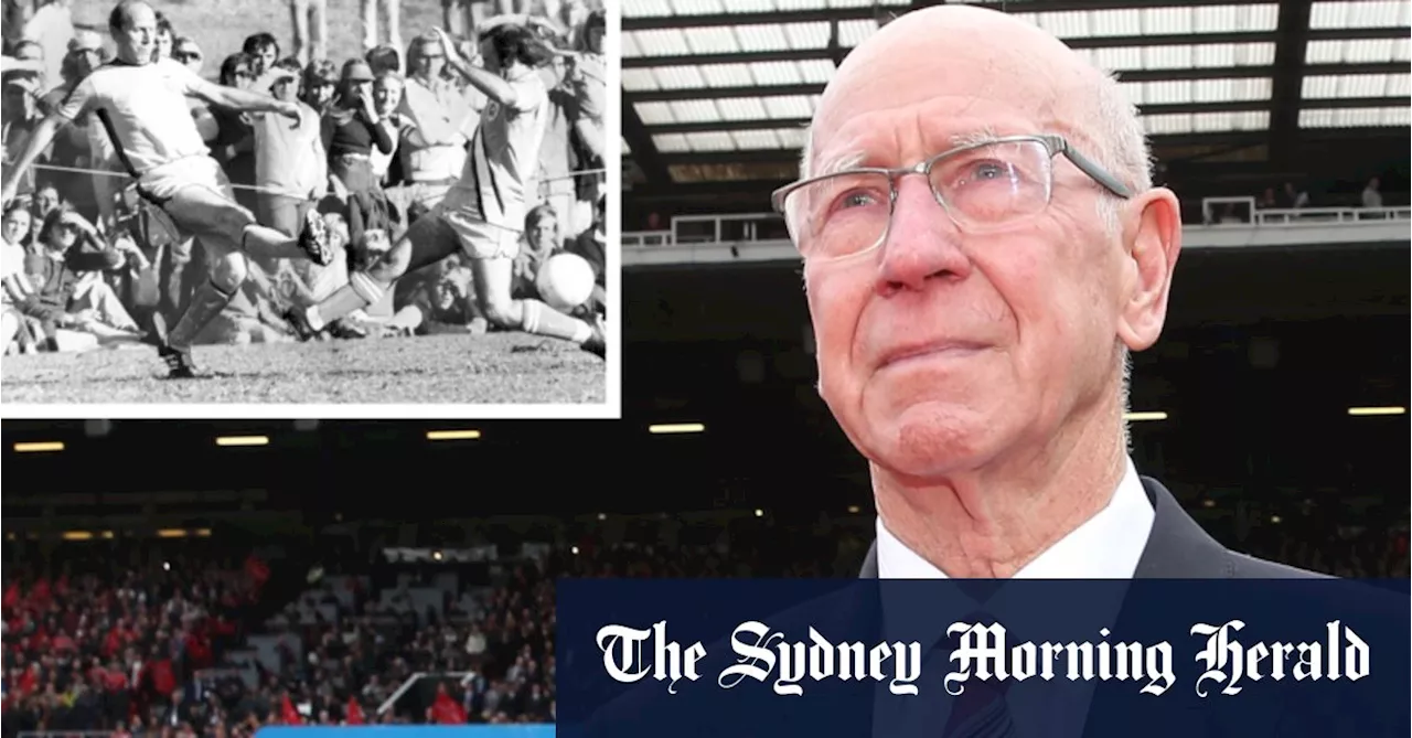 How the great Bobby Charlton ended up scoring his final goal in Sydney