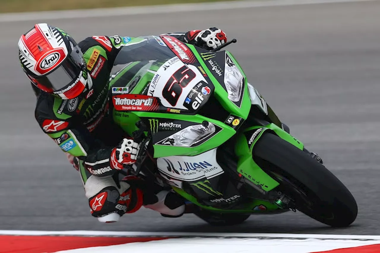 Nur Startplatz 7: Frust bei Jonathan Rea (Kawasaki)