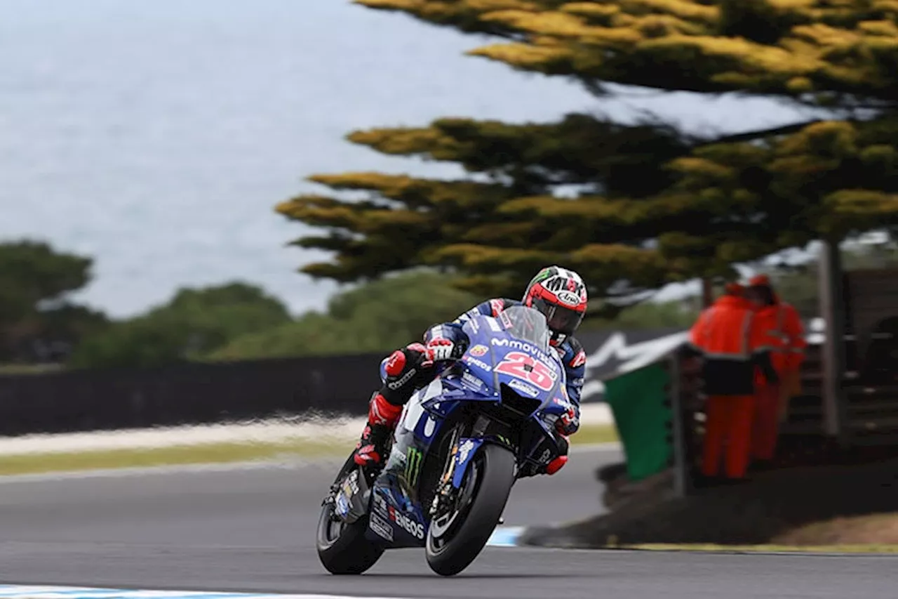 Phillip Island FP1: Viñales-Bestzeit – Márquez-Sturz