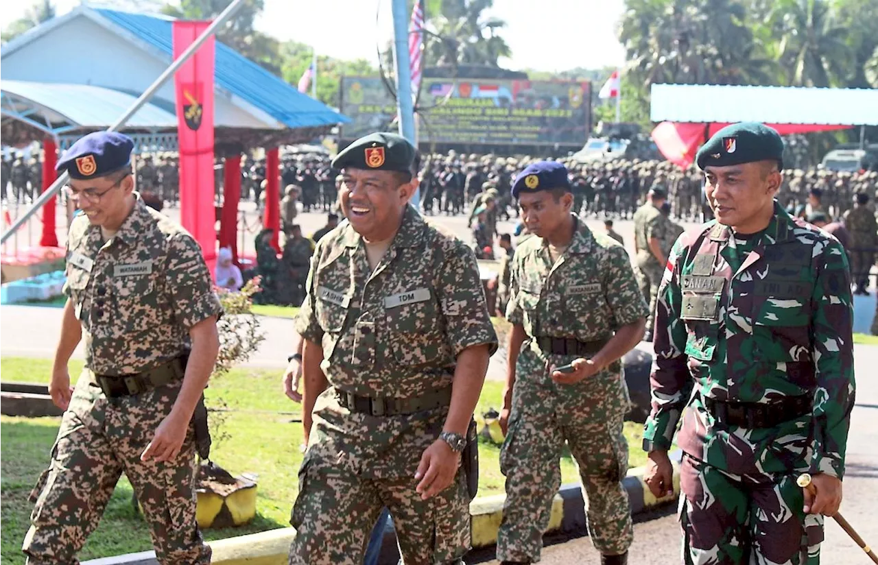 M’sia, Indonesia hold military exercise in Tawau