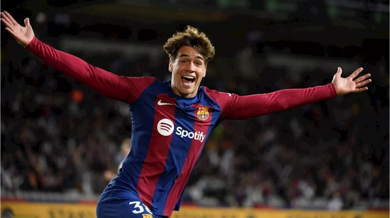 Langsung Cetak Gol di Debut Tim Senior, Wonderkid Barcelona Marc Guiu Dipuji Habis Xavi