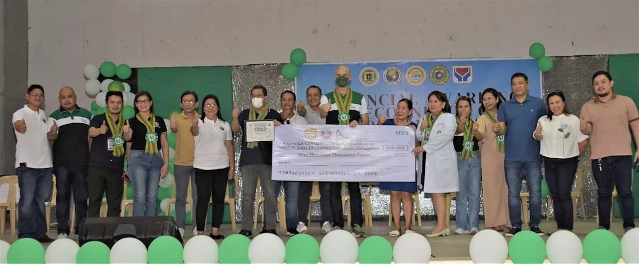 La Carlota recognized for zero open defecation declaration