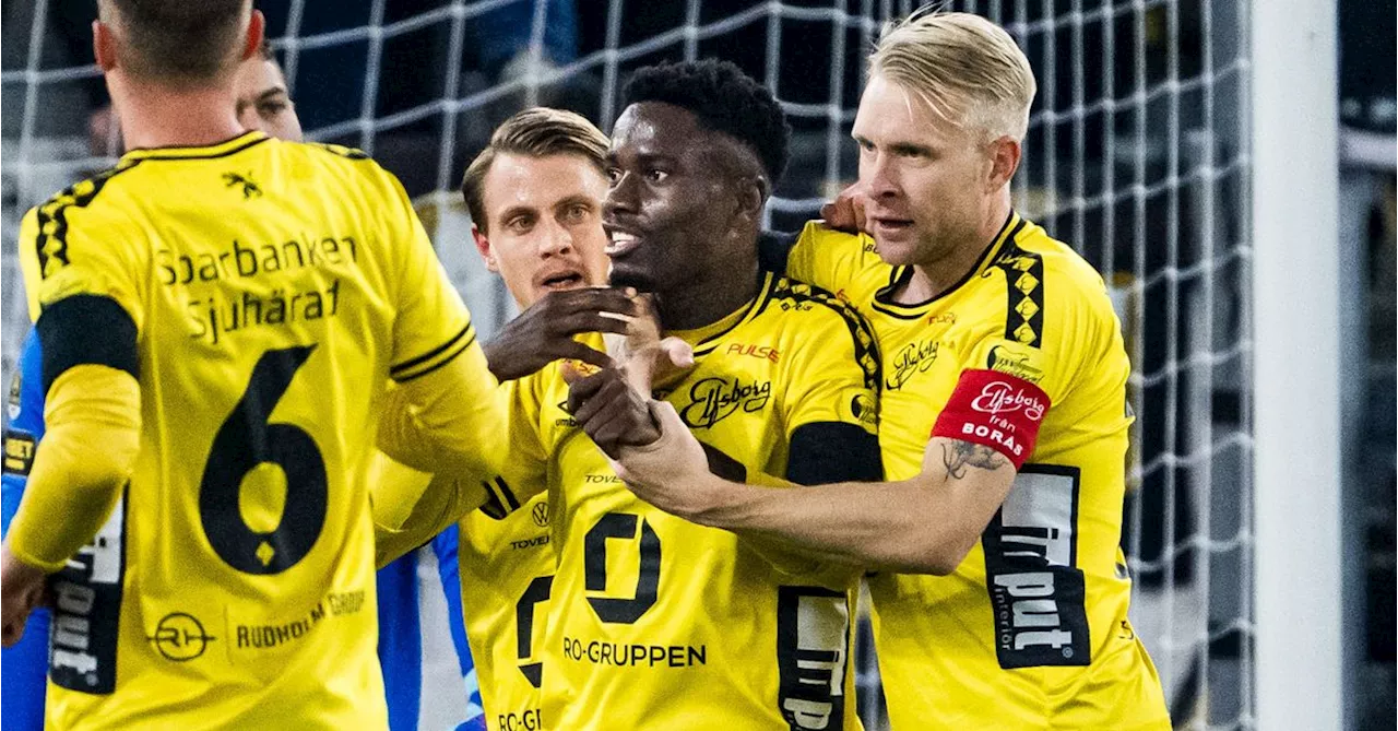 Fotboll: Elfsborg tillbaka i serieledning efter kross mot AIK