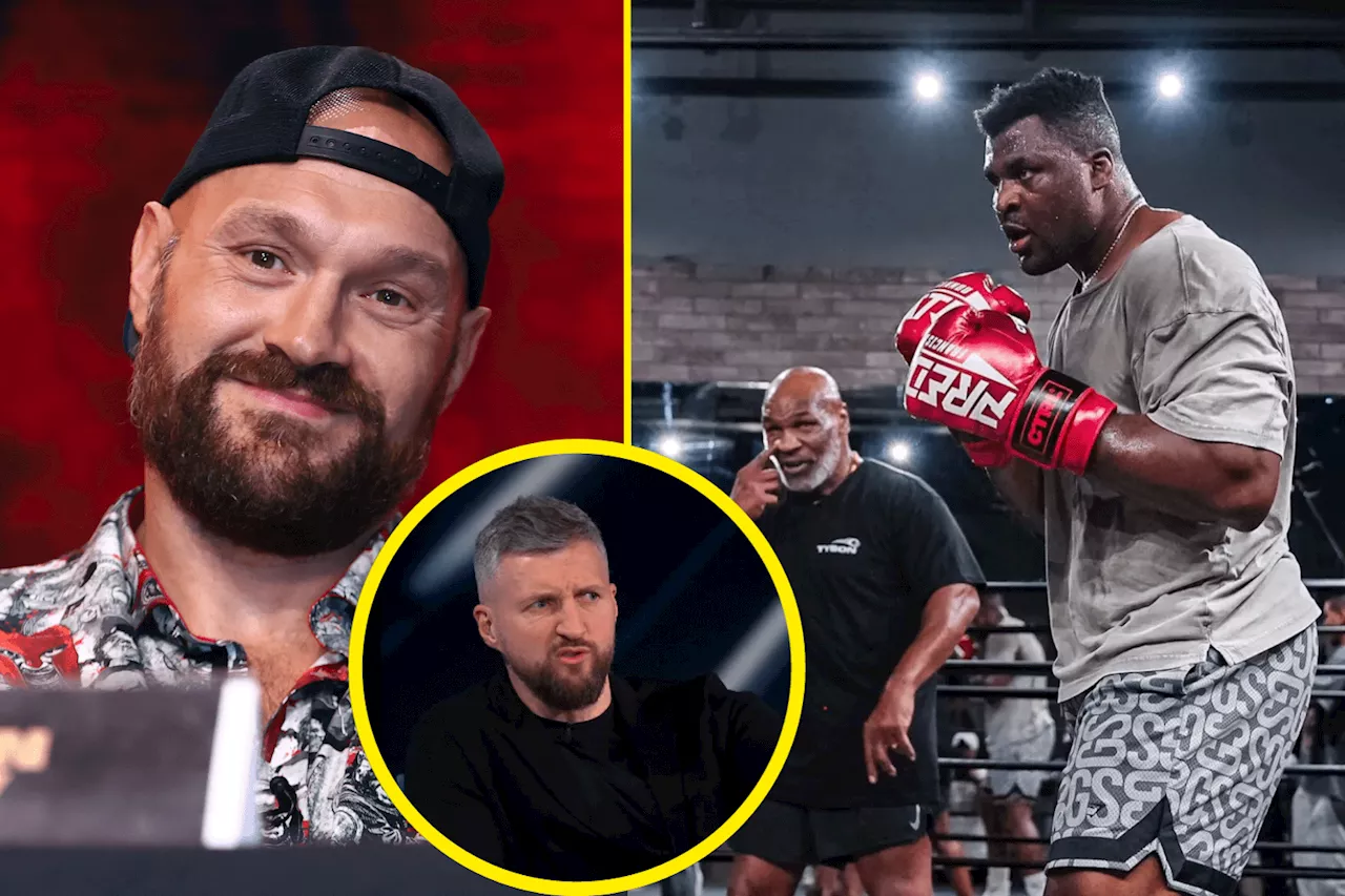 Carl Froch says Mike Tyson has a better chance of beating Tyson Fury than Francis Ngannou...