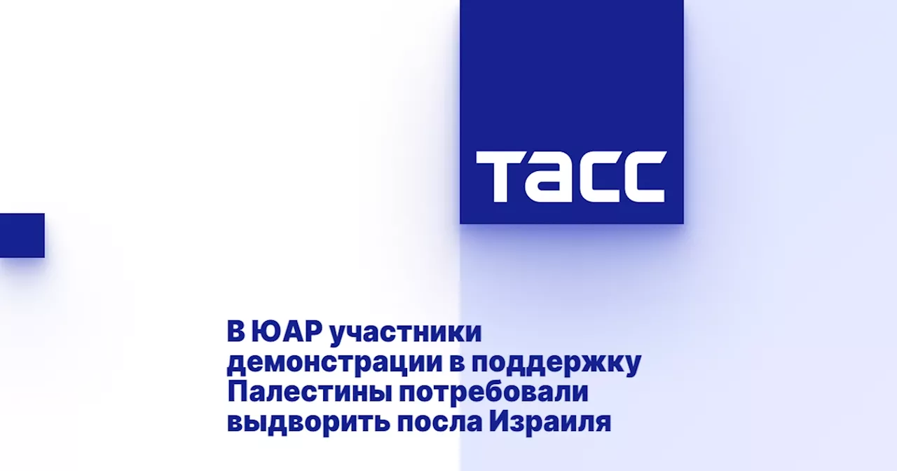 В ЮАР участники демонстрации в поддержку Палестины потребовали выдворить посла Израиля